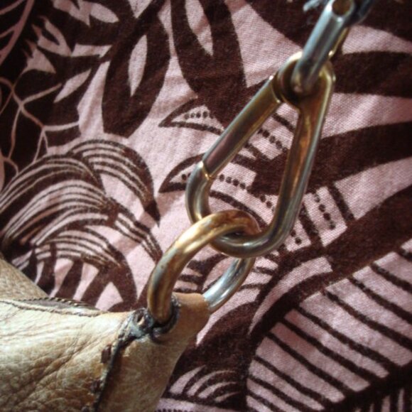 Prada purse OBO handbag shoulder bag BOHO 70's vintage vtg grandmacore hippie - Picture 4 of 14